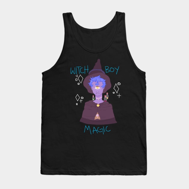 Witch Boy Tank Top by Yandere_Donut